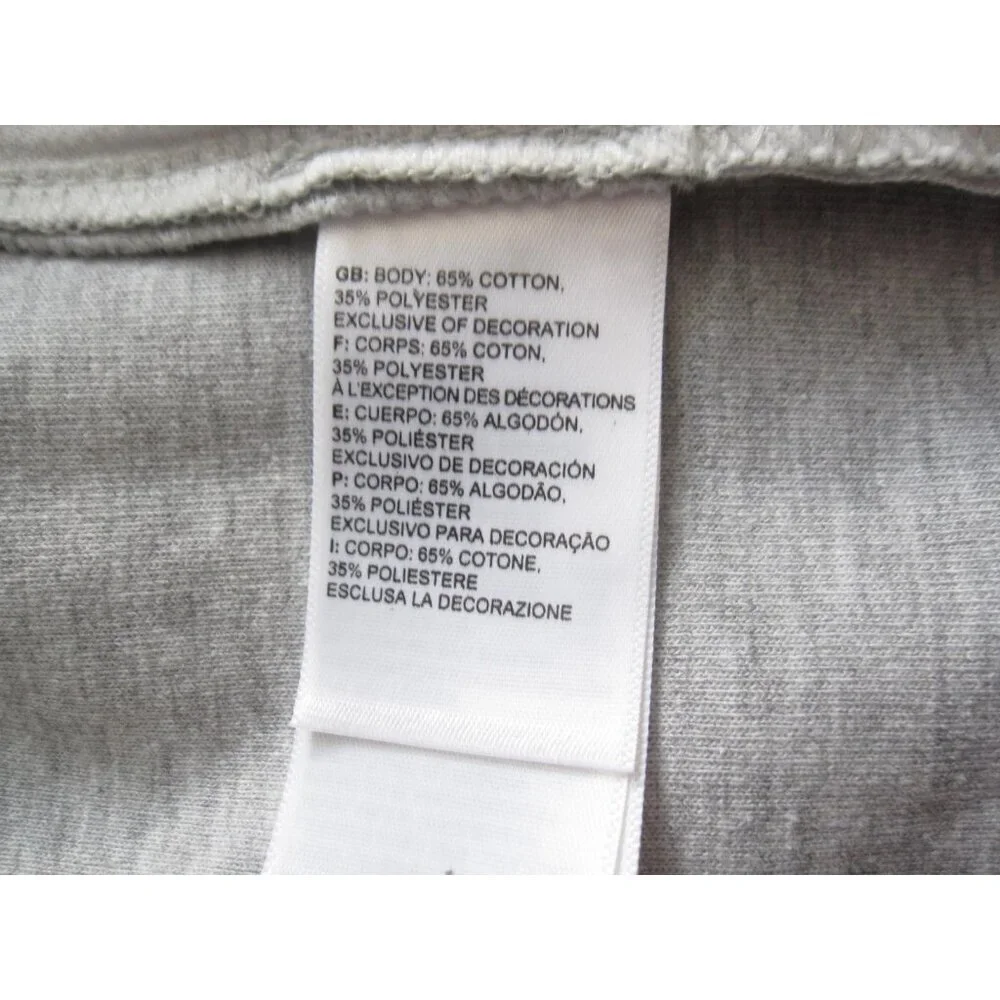 The North Face Men Full Zip Heather Gray Preppy Streetwear Jacket Sz XXL (MT914)